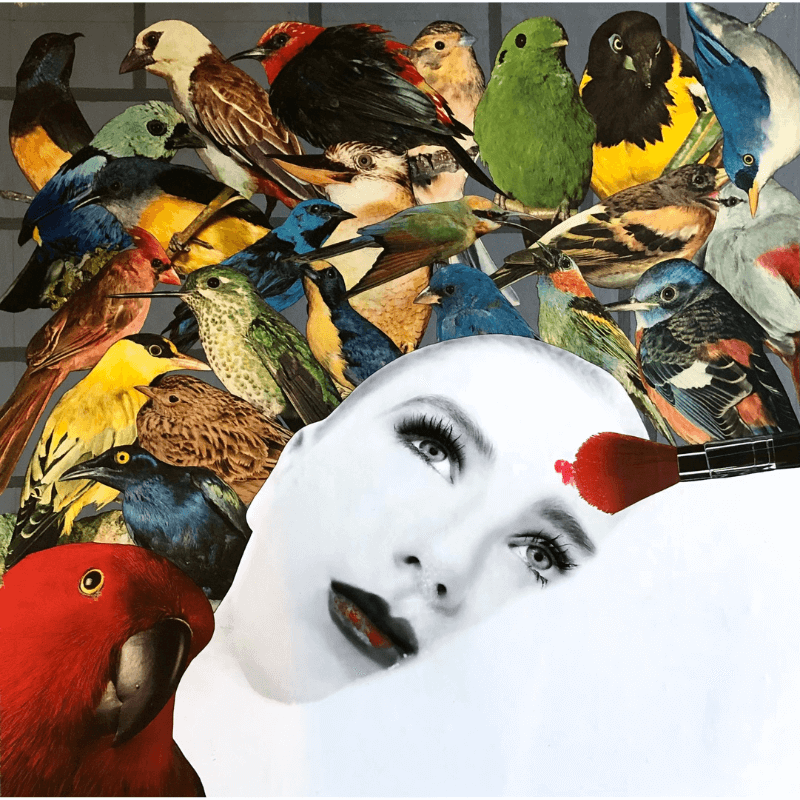 Rêver en couleurs - - L'art du collage- Marielle Hary, collagiste - Ateliers de collage dans les Vosges -Vente d'œuvres en collage