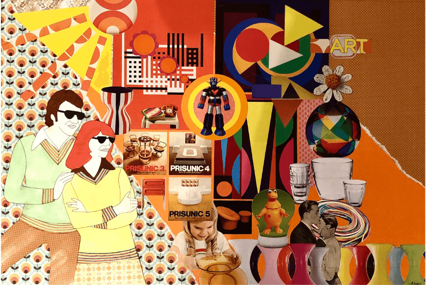 V.I.N.T.A.G.E. 1/4 - L'art du collage- Marielle Hary, collagiste - Ateliers de collage dans les Vosges -Vente d'œuvres en collage