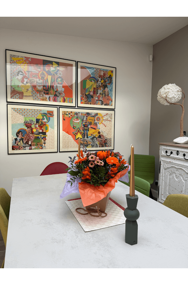 V.I.N.T.A.G.E. in situ - L'art du collage- Marielle Hary, collagiste - Ateliers de collage dans les Vosges -Vente d'œuvres en collage