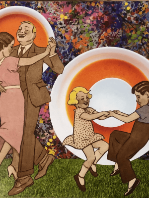 14 juillet - L'art du collage- Marielle Hary, collagiste - Ateliers de collage dans les Vosges -Vente d'œuvres en collage