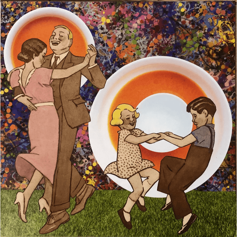 14 juillet - L'art du collage- Marielle Hary, collagiste - Ateliers de collage dans les Vosges -Vente d'œuvres en collage