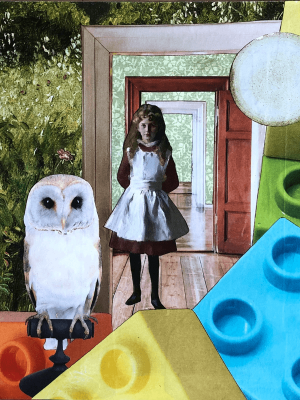 Comme une image - L'art du collage - Marielle Hary, collagiste - Ateliers de collage dans les Vosges -Vente d'œuvres en collage