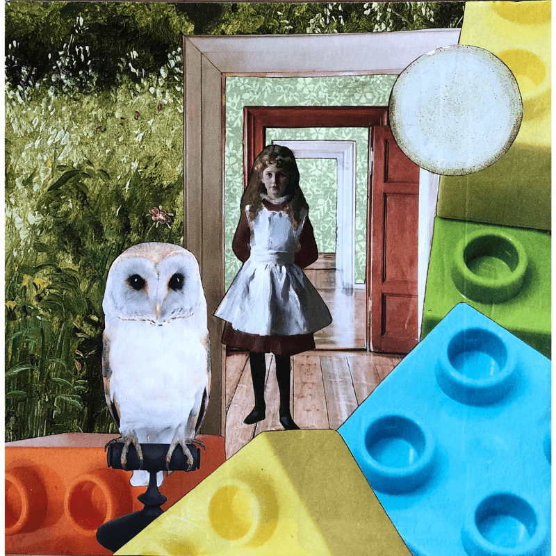 Comme une image - L'art du collage - Marielle Hary, collagiste - Ateliers de collage dans les Vosges -Vente d'œuvres en collage