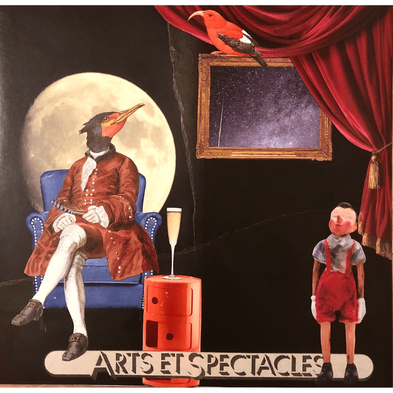 Faites un vœu ! - L'art du collage- Marielle Hary, collagiste - Ateliers de collage dans les Vosges -Vente d'œuvres en collage