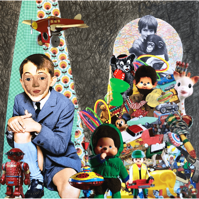 Alors on joue ? - L'art du collage- Marielle Hary, collagiste - Ateliers de collage dans les Vosges - Vente de collages