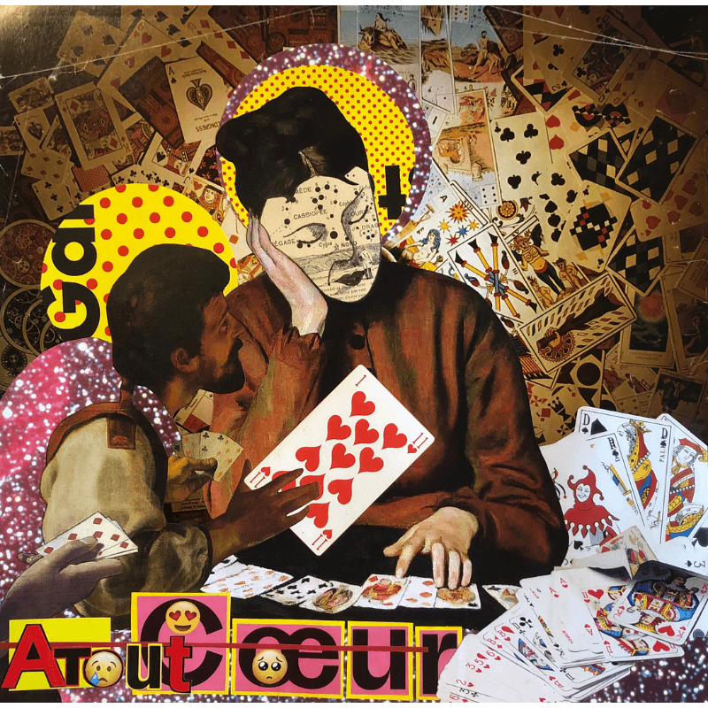 Atout cœur - L'art du collage- Marielle Hary, collagiste - Ateliers de collage dans les Vosges - Vente de collages