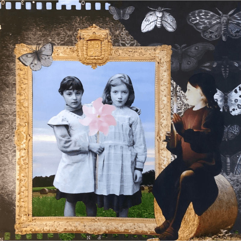 Il était une fois - L'art du collage- Marielle Hary, collagiste - Ateliers de collage dans les Vosges - Vente de collages
