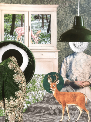 Le sortilège - L'art du collage- Marielle Hary, collagiste - Ateliers de collage dans les Vosges - Vente de collages